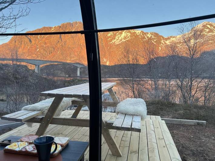 Bungalow für 2 Personen, mit Garten und Ausblick in Norwegen - 4