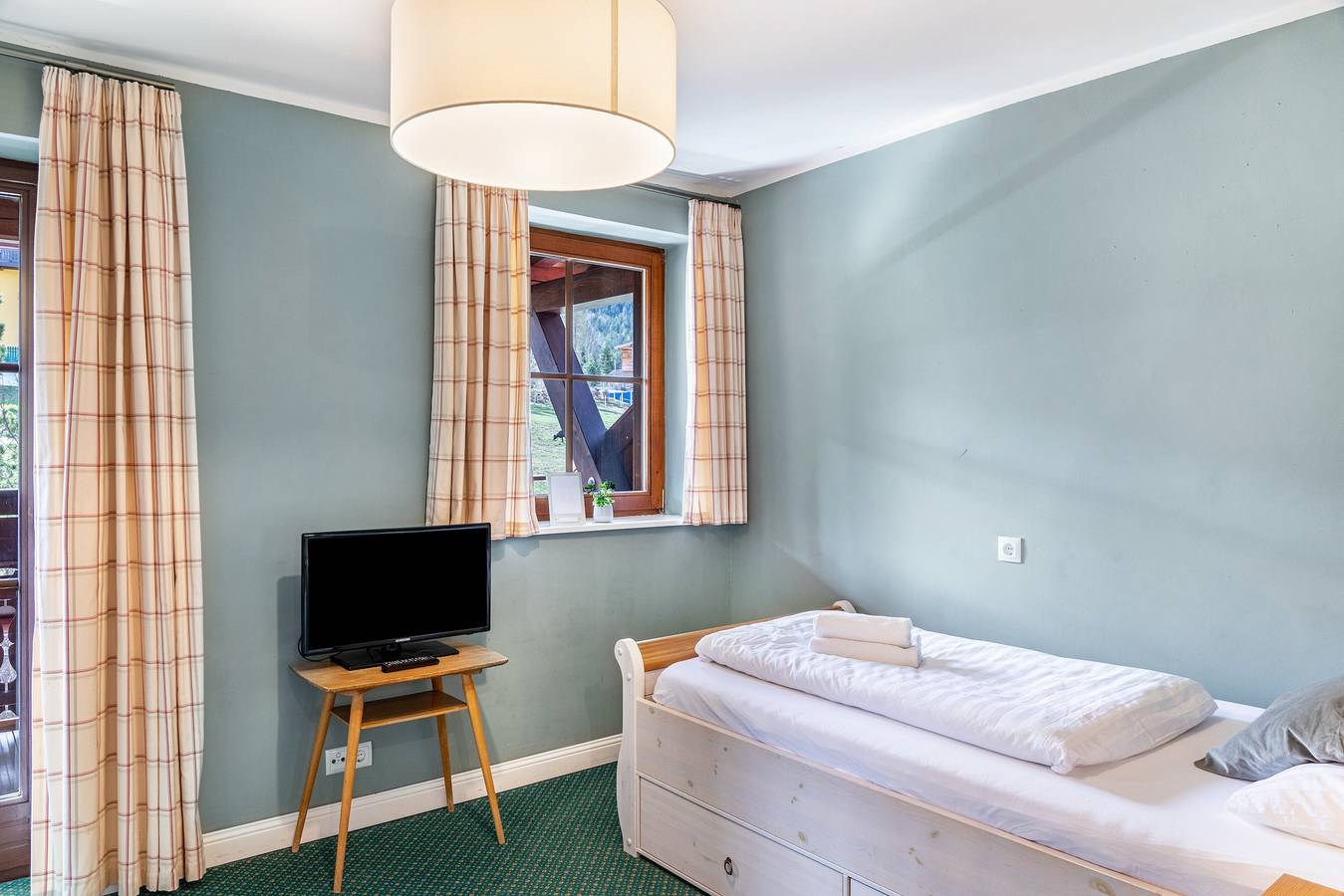 Zimmer 12 Einzelzimmer 2 St. mit Bergblick, Balkon und Wi-Fi in Seefeld in Tirol, Innsbruck Land