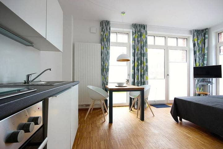 Ferienwohnung für 2 Personen, mit Terrasse, mit Haustier auf den Nordseeinseln