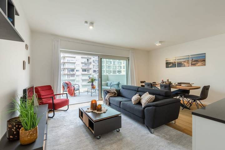 Ferienwohnung für 4 Personen, mit Balkon/Terrasse und Terrasse, kinderfreundlich in Oostende