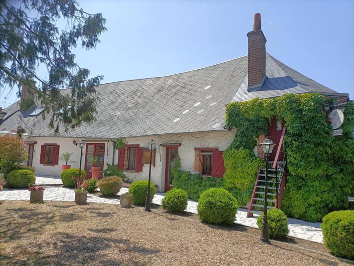 Gîte pour 2 personnes, avec Terrasse ainsi que Jardin et Sauna à Tour-en-Sologne