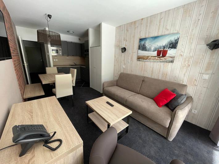 Studio pour 4 personnes, avec Terrasse et Piscine