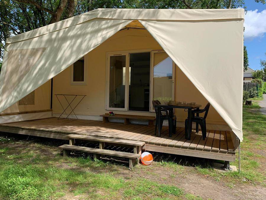 Camping L'Etang du Pays Blanc - Hébergement 4 personnes - Coco sweet d'Ô 4 pers avec Wc et Sdb in Guérande, Côte d'Amour