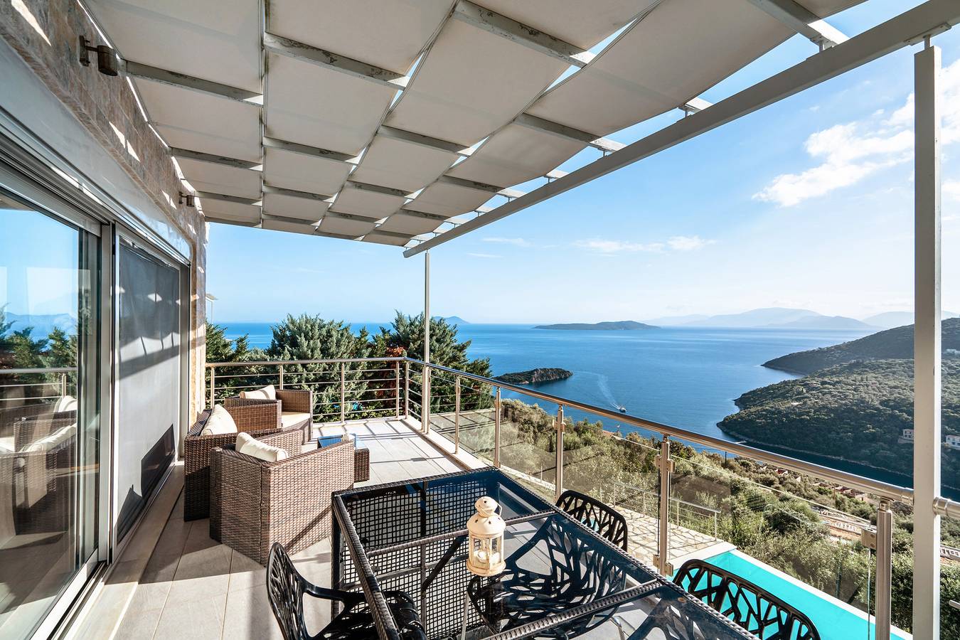 Villa 'Villa Skorpios' with Sea View, Wi-Fi and Air Conditioning in Syvota (Lefkada), Greece