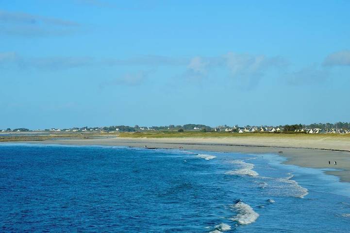 Location de vacances pour 8 personnes, avec terrasse et jardin, animaux acceptés dans Plage Vougot Plouguerneau