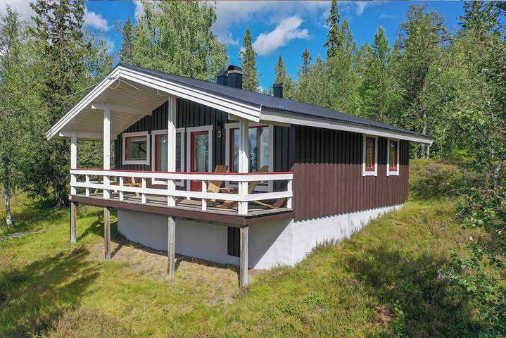 Ferienhaus für 6 Personen, mit Balkon und Garten sowie Sauna, mit Haustier - 1