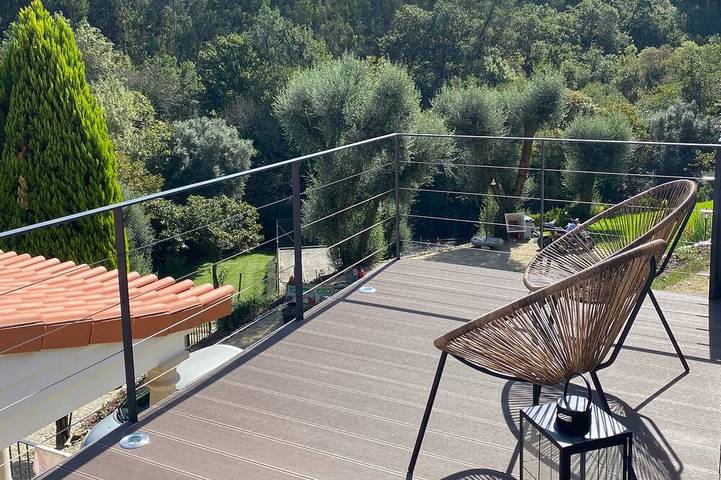 Casa de vacaciones para 2 personas, con balcón y jardín en Arcos de Valdevez (ciudad)