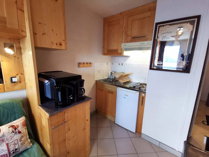 Ganzes Studio, Renoviertes Studio nahe Zentrum, tolle Aussicht, max. 4 Pers in Prapoutel, Les Adrets