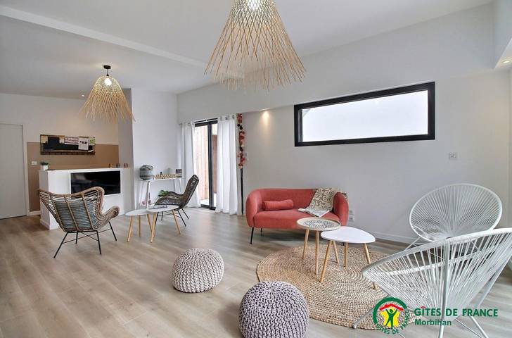 Chalet pour 8 personnes, avec sauna ainsi que jardin et terrasse en Bretagne - 3