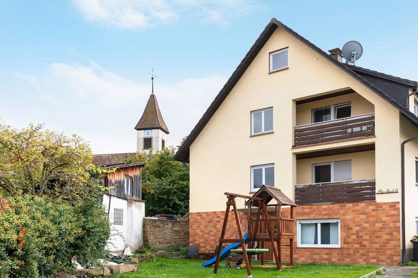 Ganze Wohnung, Apartment 'Am Bach' mit Balkon und Wlan in Müllheim, Südschwarzwald