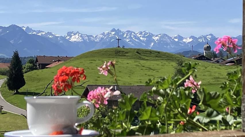 Ferienwohnung für 4 Personen, mit Garten und Terrasse in Immenstadt