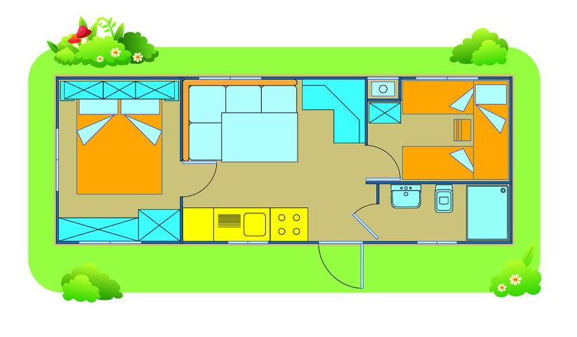 Ferienanlage Balatontourist Füred Mobilehome Happy Easy für 6 Personen in Balatonfüred, Balatonfüredi járás