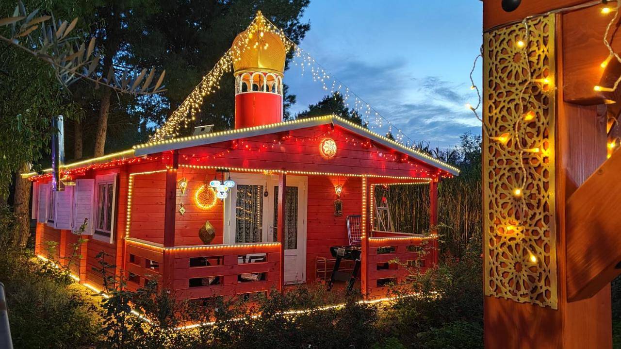 Refugio madera estilo árabe con estatuas, estanques y un pequeño zoo in Albacete, Provincia de Albacete