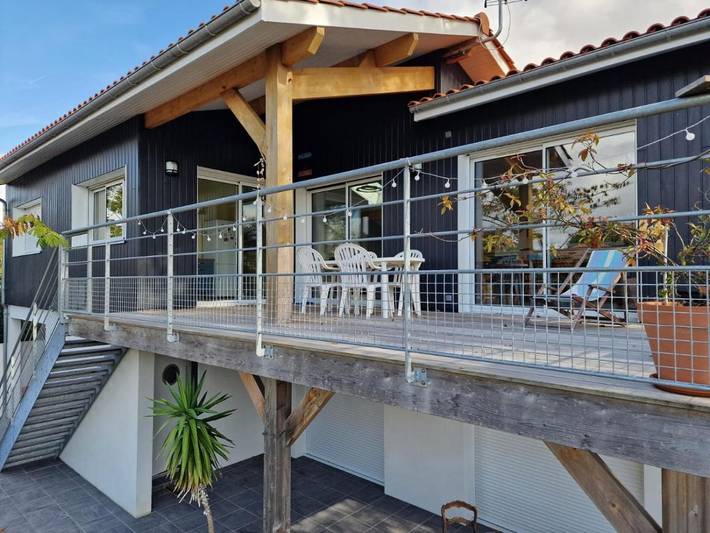 Villa pour 9 personnes, avec terrasse ainsi que jardin et vue, animaux acceptés à Andernos-les-Bains - 2