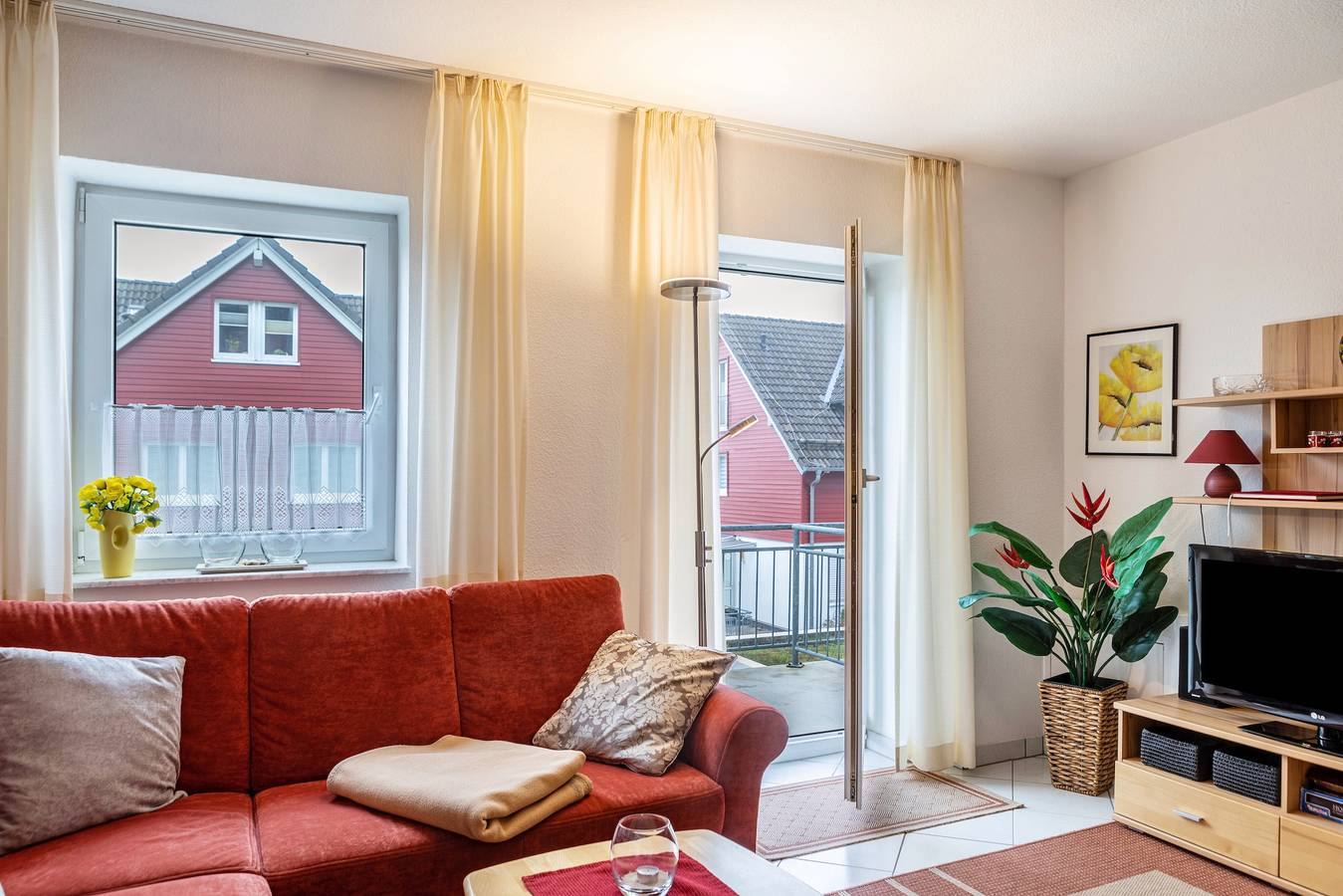Ganze Wohnung, Ferienwohnung Tannenblick 3-2" mit Gemeinschaftsgarten, Balkon und Wi-Fi in Oberhof, Rennsteig
