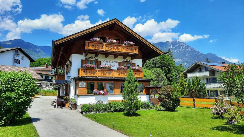Ferienwohnung für 2 Personen, mit Balkon in Grainau