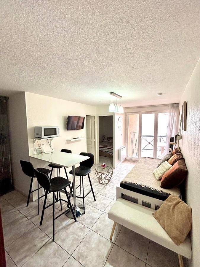 Appartement de vacances pour 4 personnes, avec Balcon ainsi que Terrasse et Vue