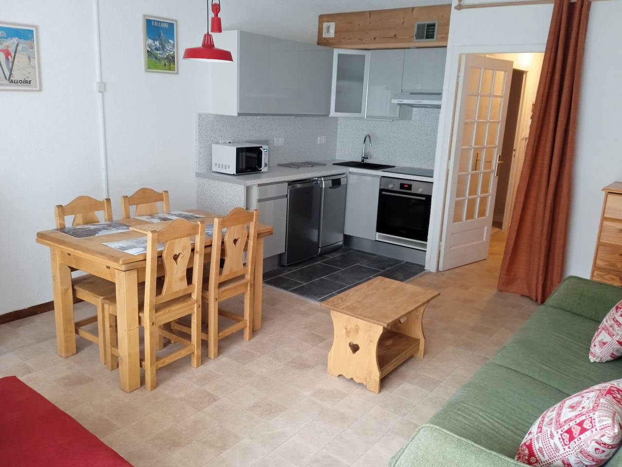 Gehele studio, Studio voor 4 personen met balkon/terras in Valloire, Saint-Jean-de-Maurienne regio