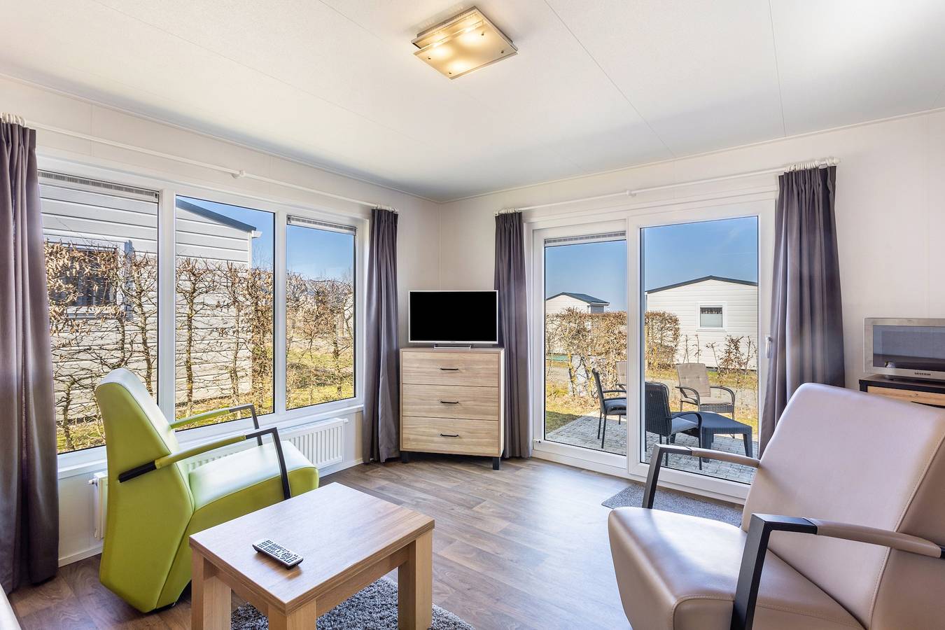 Tiny Home 'Chalet 91' mit Bergblick, privater Terrasse und Wlan in Brilon, Hochsauerlandkreis