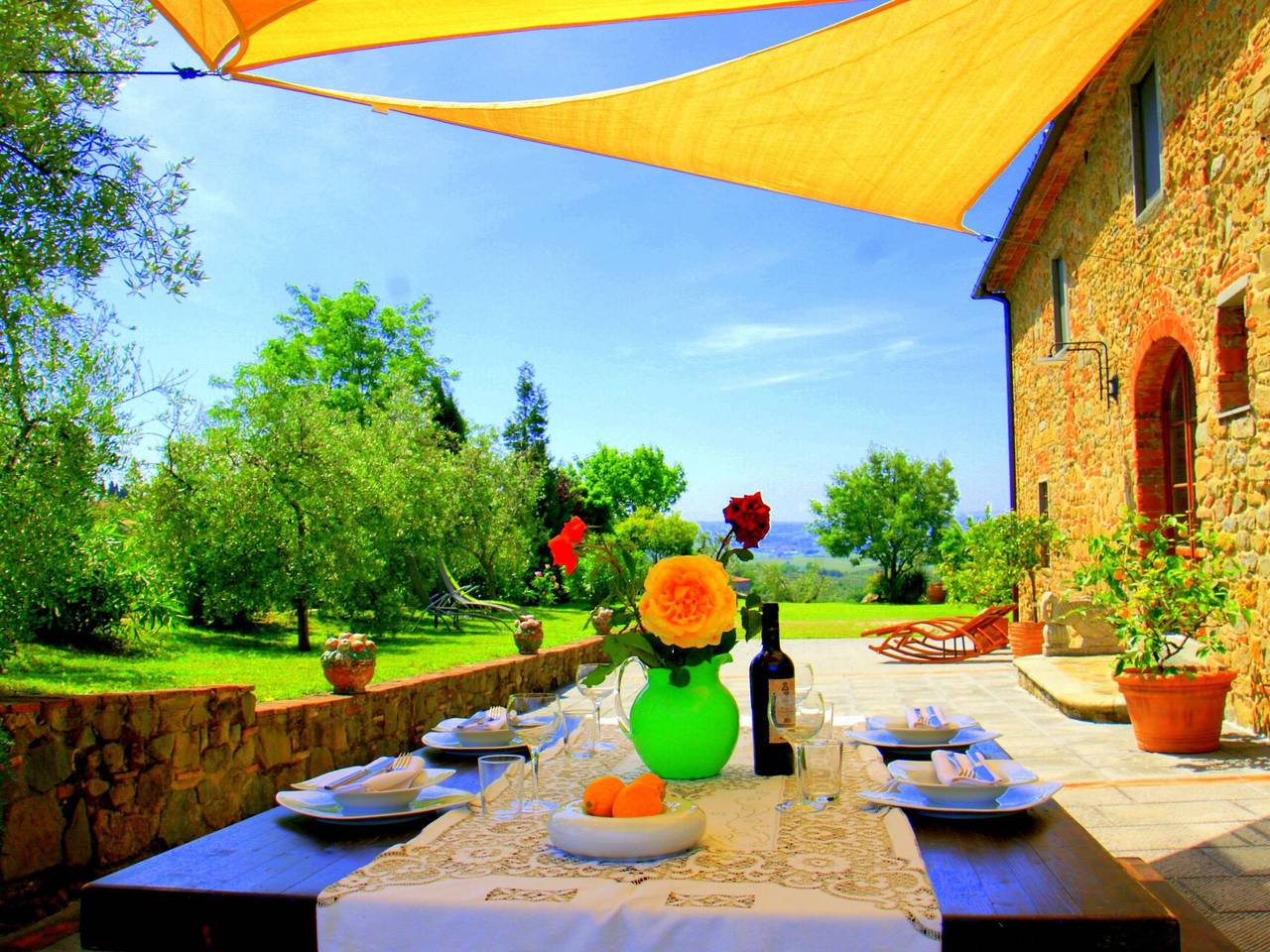 Apartamento entero, Teil eines alten toskanischen Bauernhauses für 4 in Vinci, Provincia de Firenze