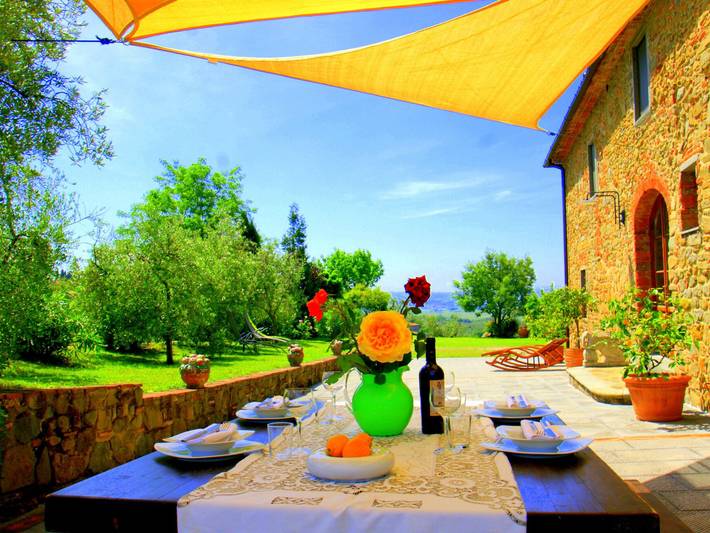 Apartamento de vacaciones para 4 personas, con piscina y jardín - 1