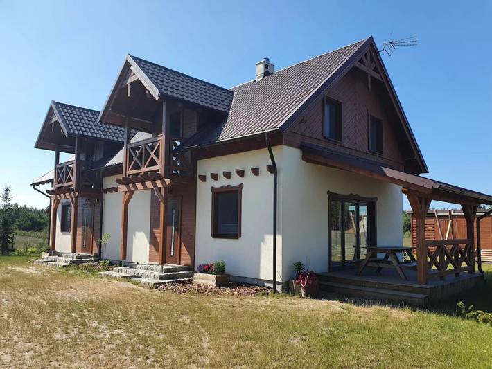 Dom dla 8 osób, z Balkon i Taras w Bory Tucholskie