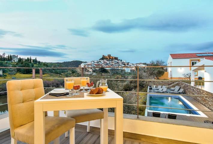 Casa rural para 3 personas, con vistas y piscina además de vistas al lago y jardín en Alentejo - 4