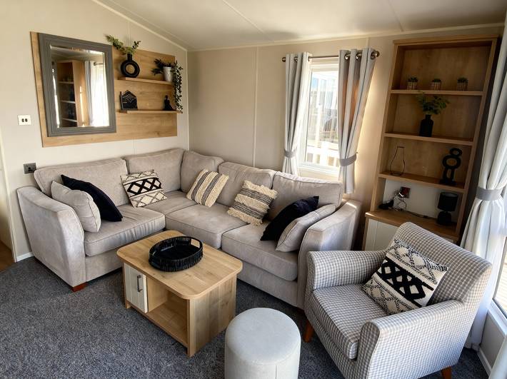 Wohnwagen für 6 Personen, mit Pool und Garten in England - 4