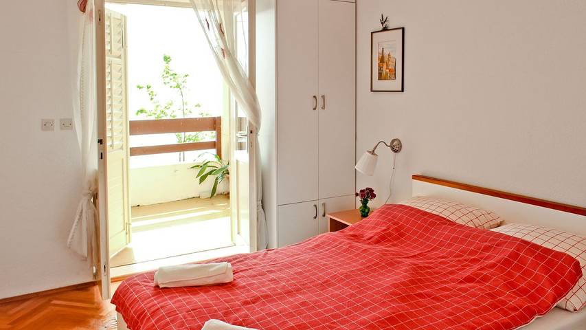 Studio dla 2 osób, z taras w Podgora