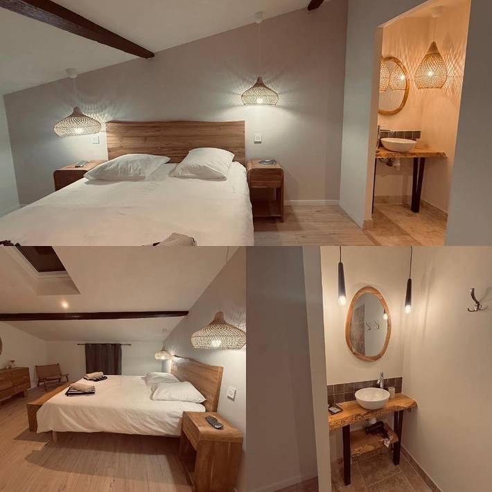 Appart’hôtel pour 2 personnes, avec Terrasse ainsi que Jardin et Vue à Yvrac