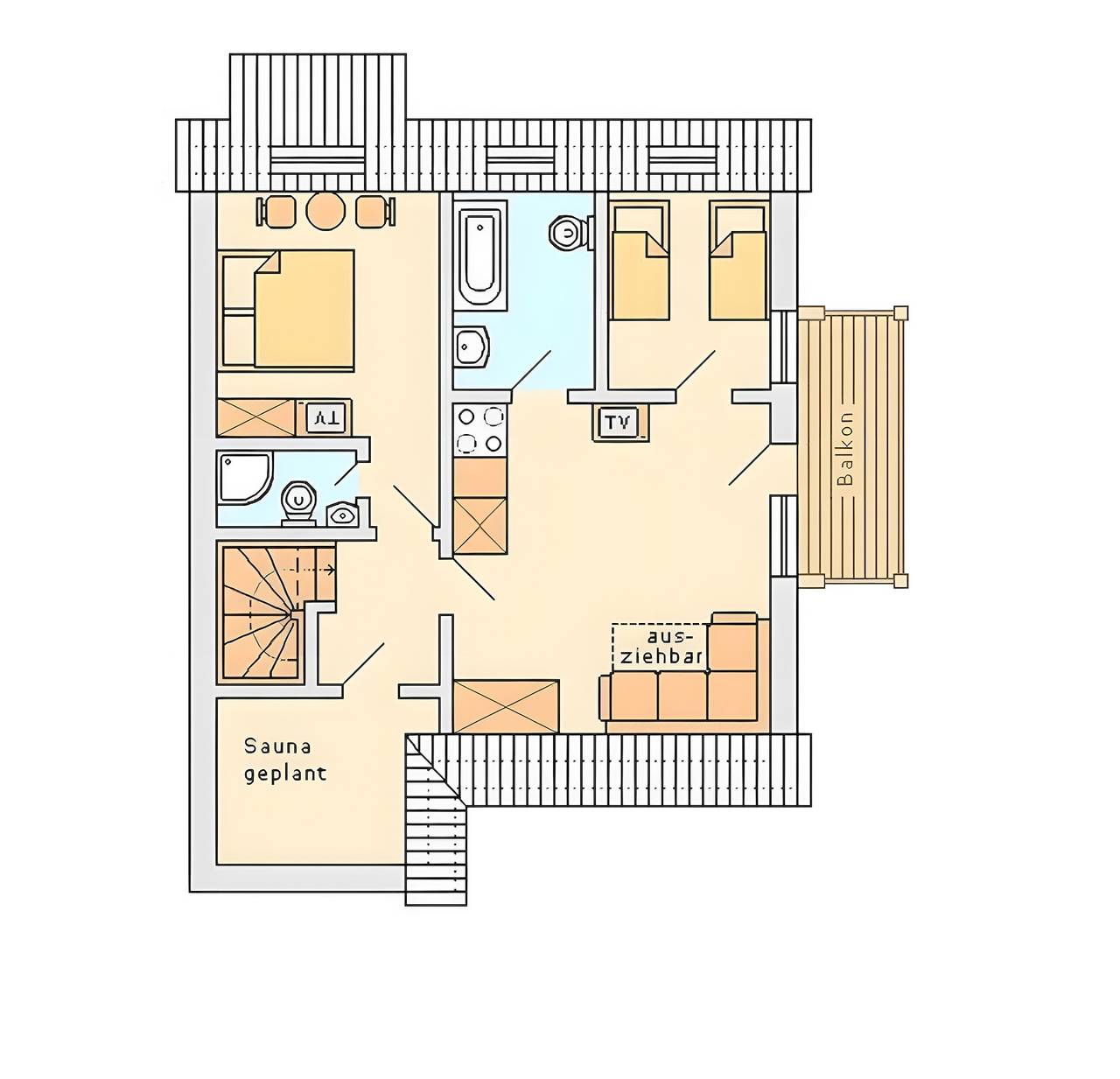 Ferienhaus 'Eichenkrone' für 8 personen (90 m²) in Fuhlendorf Ot Bodstedt (Boddenküste Mcpomm) in Fuhlendorf, Vorpommern-Rügen