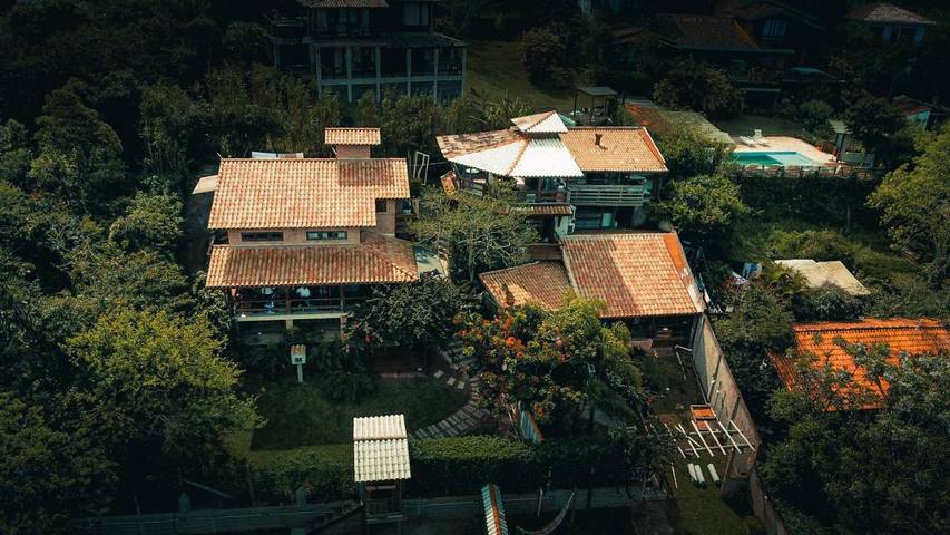 Pousadas para 2 pessoas, com jardim e vista, com animais de estimação na Praia do Rosa