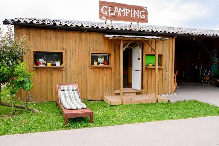 Camping für 4 Personen, mit Garten und Ausblick, mit Haustier in Slowenien - 3