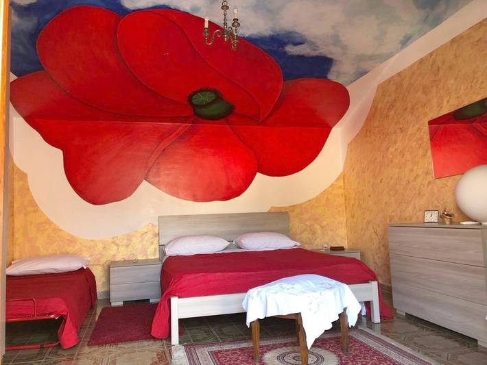 B&b per 3 persone, con giardino e balcone nonché panorama in Pozzilli