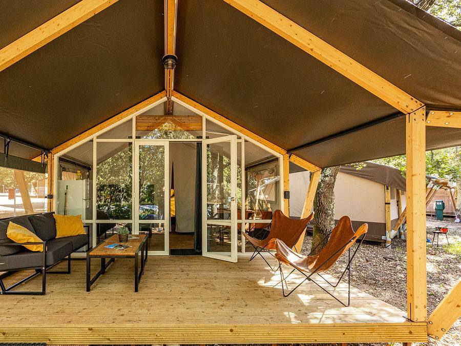 Camping Portosole - Safarizelt 5 personen - Safarizelt Bella Vista + Klima (5P) in Vrsar, Vrsar-Funtana