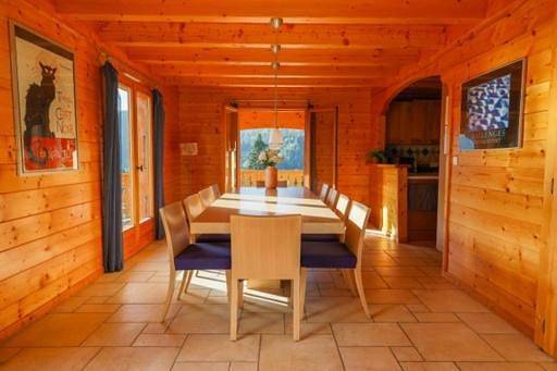 Gîte pour 12 personnes, avec jardin et vue à La Côte-d'Arbroz - 3