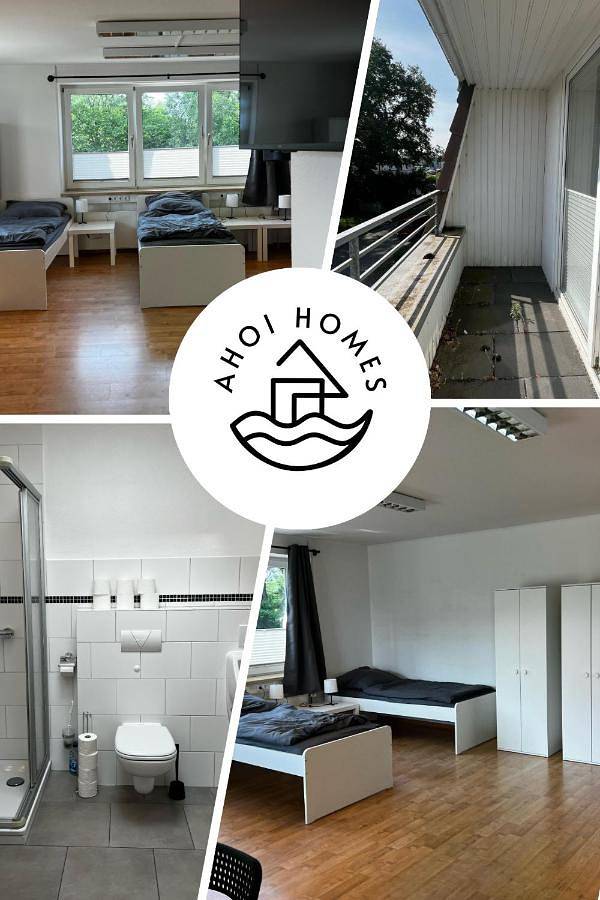 Ganze Wohnung, 2 Br Apartment, 6 Singlebeds, near A7 Autobahn, Free Parking, Henstedt-Ulzburg in Henstedt-Ulzburg, Kreis Segeberg