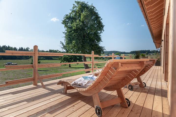 Ferienhaus für 2 Personen, mit Balkon und Terrasse sowie Garten und Sauna in Eggstätt - 3