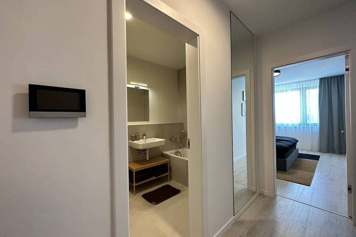 Ganze Wohnung, 5 min of walk from the center, panoramic view, brand new apartment in Bratislava, Bratislava und Umgebung
