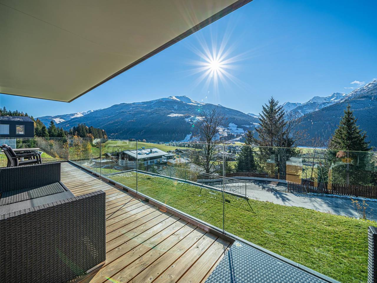 Ganze Wohnung, Luxuriöse Wohnung mit Sauna und Panoramablick in Hollersbach im Pinzgau, Pinzgau