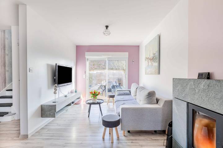 Ferienhaus für 11 Personen, mit Balkon und Terrasse sowie Garten