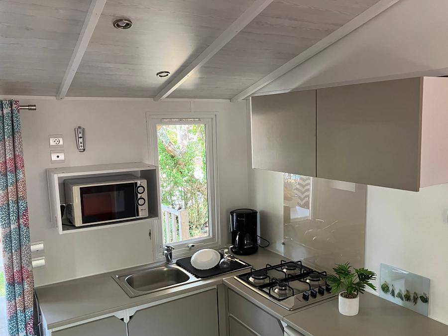 Camping des Familles - Mobilhome 4 personnes - Cottage Nature 2Ch - 4 Pers 20 m² in Grayan-et-l'Hôpital, Région de Lesparre-Médoc