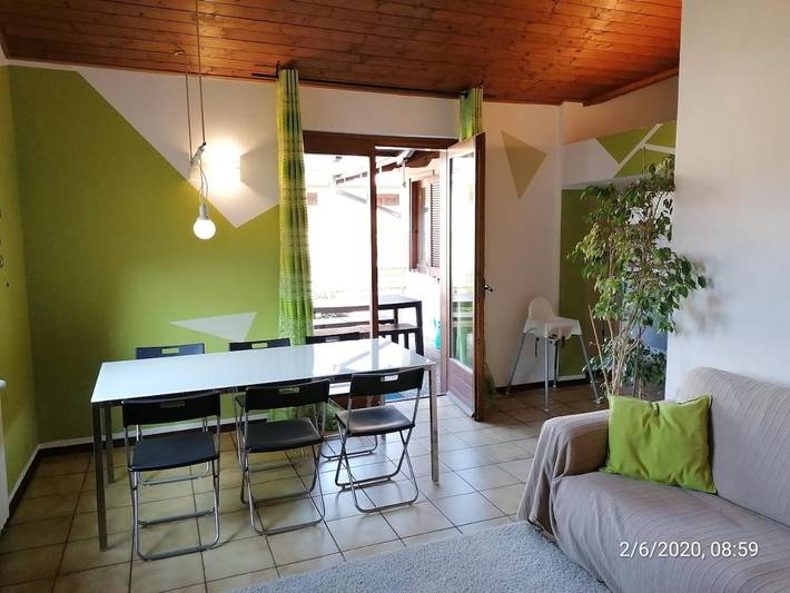 Gîte pour 5 personnes, avec balcon et vue à Omegna