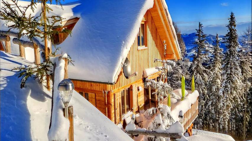 Ferienhaus für 9 Personen, mit Sauna und Garten