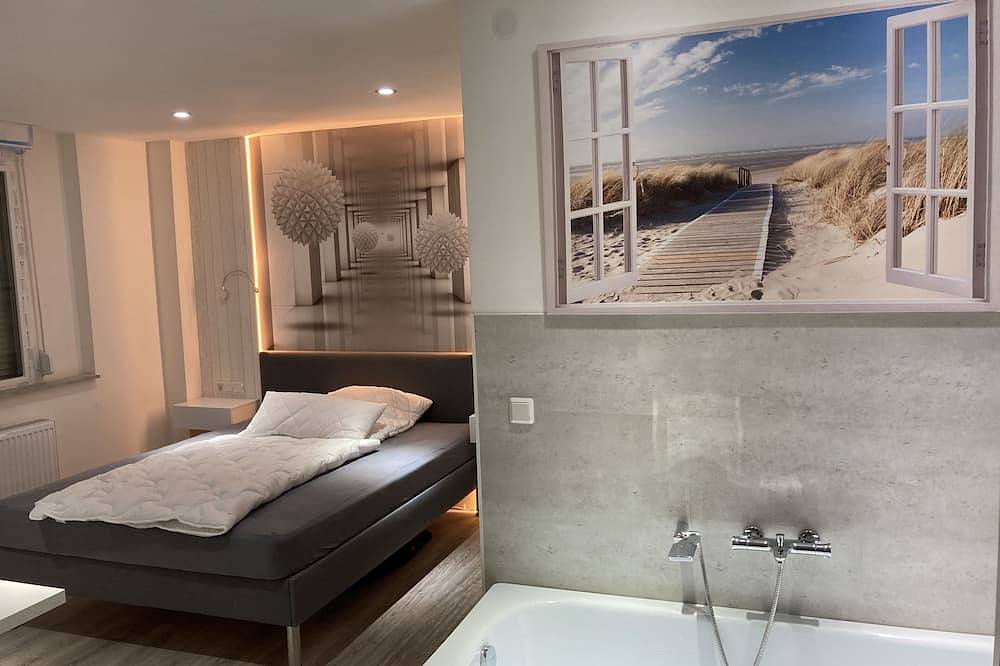Apartamento entero, Apartamento-Superior-Baño Privado-Vista al Jardín-Zimmer 102 in Leverkusen, Condado del Monte