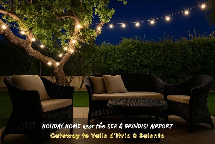 Dom wakacyjny dla 4 osób, z widok i ogród w Brindisi