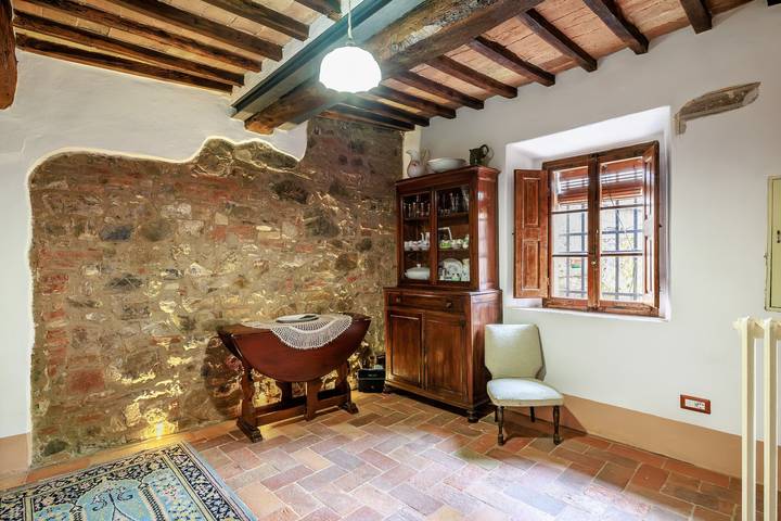 Casa vacanze 'La Nobiltà Del Tempo' con balcone e Wi-Fi in Murlo, Chianti