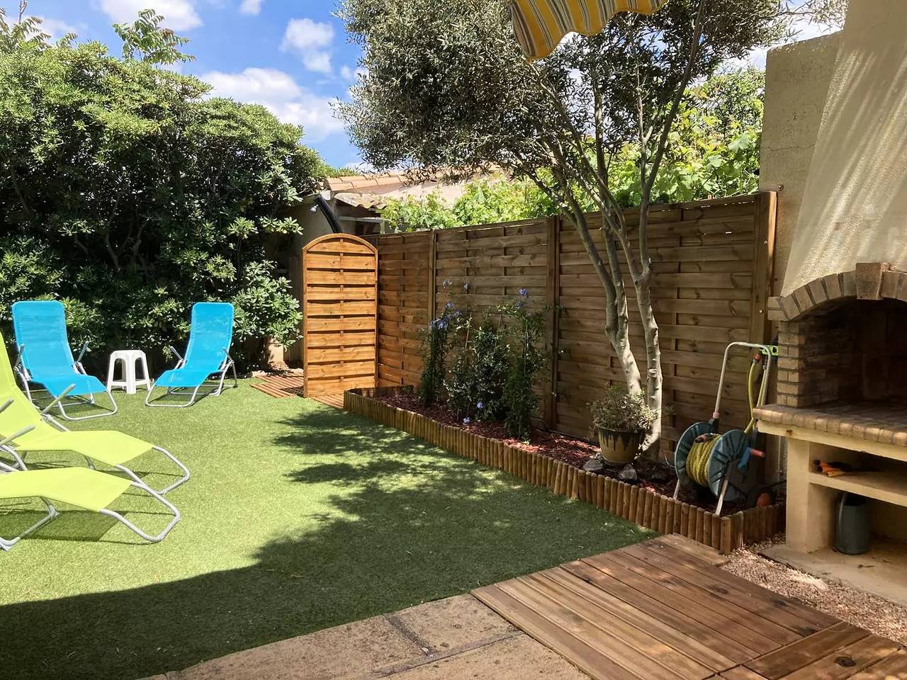 Maison 3 chambres avec jardin à 150 m de la plage in Narbonne Plage, Narbonne
