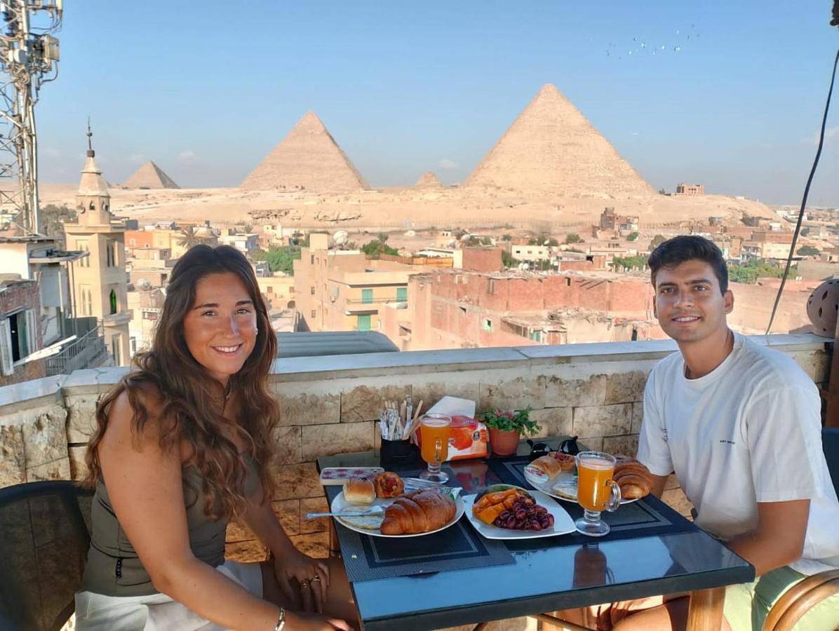 The pyramids Hills inn in Egypt