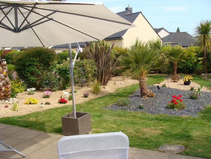 Chambre d’hôte pour 2 personnes, avec Balcon et Terrasse ainsi que Jardin et Vue à Plérin